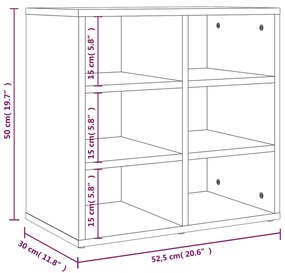 Pantofar, gri beton, 52,5x30x50 cm Gri beton, 1, 1