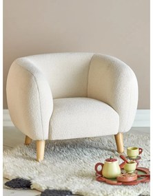 Fotoliu de copii alb Cade – Bloomingville Mini