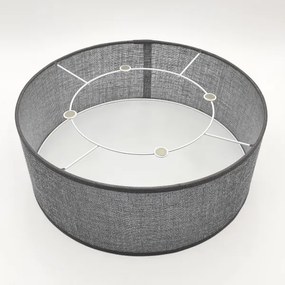 Plafonieră SIRJA 1xE27/15W/230V, Ø 35 cm, gri