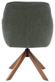 Set de scaune de sufragerie verde 2 buc. tapițat Avola – Unique Furniture