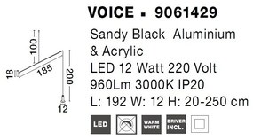 Lampa LED suspendata design minimalist VOICE