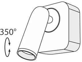 Spot LED de perete Maytoni C039WL-L3W3K MIRAX LED/3W/230V negru