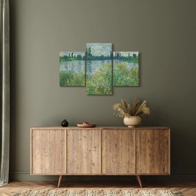 Tablou - Claude Monet, Banks of the Seine, reproducere (90x60 cm)