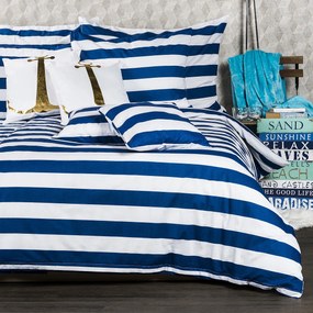 Lenjerie pat o persoană 4Home Navy, bumbac, 140 x 200 cm, 70 x 90 cm, 140 x 200 cm, 70 x 90 cm