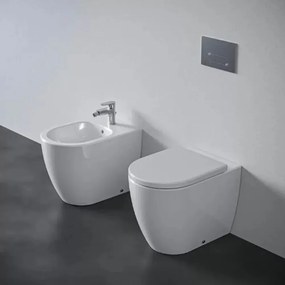Set vas WC pe pardoseala Ideal Standard Ellisse BTW cu capac softclose alb si bideu