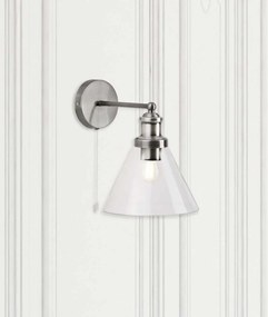 Aplica de perete design clasic Pyramid silver satin 1277SS SRT