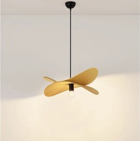 Lustra suspendata decorativa LUVE galben mustar