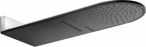 Palarie de dus montare pe perete Kludi A-QA Rain 250 mm 2 jeturi negru