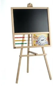 Tablă cu suport, contor - din lemn 45x89cm în geantă
