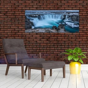 Tablou - Priveliște la cascade (120x50 cm)