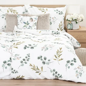 Lenjerie de pat din bumbac 4Home Eucalyptus , 140x 200 cm, 70 x 90 cm, 140 x 200 cm, 70 x 90 cm