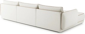 Colțar lemn masiv Yves, 348 × 177 × 83 cm - Stânga