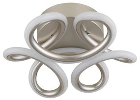 Plafonieră LED Globo 67386-24S MELISAND 24W/230V d. 26 cm crom mat