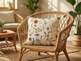 Fata de perna din microfibra HERBALIS 45x45 cm, crem