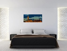 Tablou cu construcție iluminată (120x50 cm)