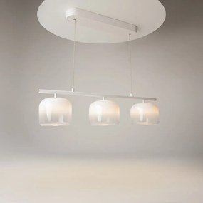 Lustra LED design modern Spirito alb