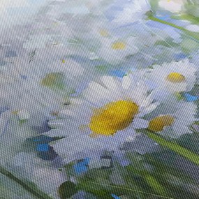 Tablou - În margaretă (cu ceas) (90x30 cm)