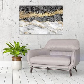 Tablou - Mandala în marmură (90x60 cm)