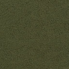 Canapea extensibilă Celeste din boucle, verde olive, cu ladă de depozitare