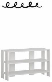 Set Cuier Hol si Dulap Pantofi Tono, Alb