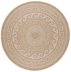 Covor de exterior bej rotund ø 80 cm Comilla – Ayyildiz Carpets