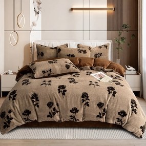 Lenjerie de pat cocolino Chinchilla, 6 piese, 200x230 cm, TM02