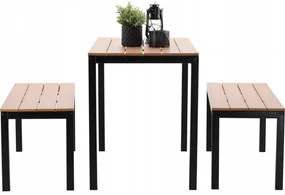 Set mobilier de grădină Yoggi (maro). 1096494