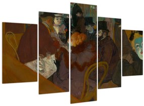 Tablou - Henri de Toulouse-Lautrec, At the Moulin Rouge, reproducere (150x105 cm)