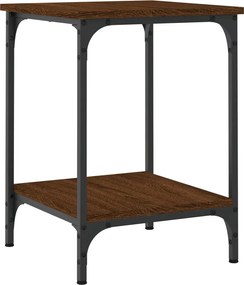 vidaXL Măsuță de cafea, stejar maro, 40x40x55 cm, lemn prelucrat