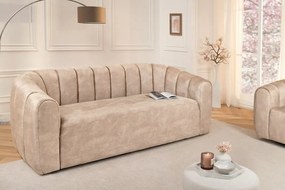 Canapea 3 locuri, Catifea Bej, Babylon A-44511 VC
