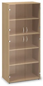 Dulap înalt ProOffice 80 x 45,8 x 178 cm, fag