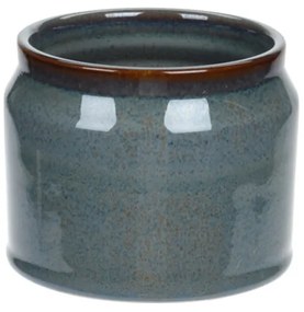 Ghiveci Senses din portelan albastru 11x9 cm
