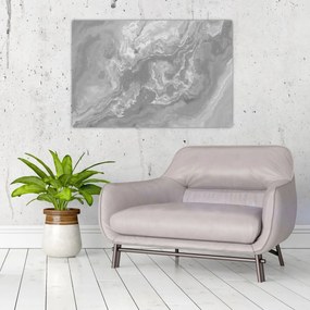 Tablou - Marmură în alb-negru (90x60 cm)