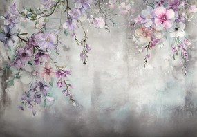 Fototapet - Perete cu Flori II (147x102 cm)