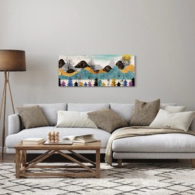 Tablou fgrafic cu cebi (120x50 cm)