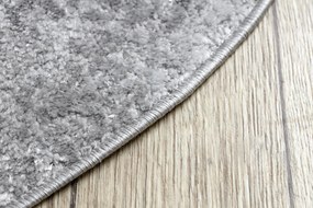 Covor MEFE modern  Cerc 8731 Vintage - structural două niveluri de lână gri
