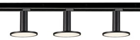 Light Prestige Aquilion set de iluminat pe șină cu reflectoare 3x12 W negru LP2201RBKSET