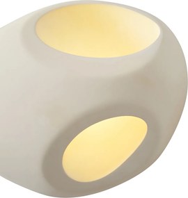 Lampă de perete Japandi Crem Rotundă 28cm - Pietra