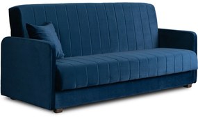 JAKS Canapea dublă extensibilă Porto albastru