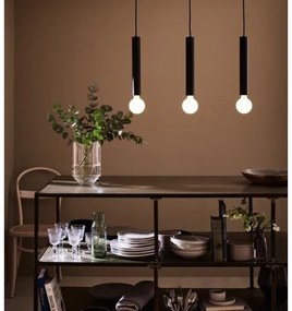 Lustră pe cablu SENCILLO 3xE27/40W/230V neagră Markslöjd 108262