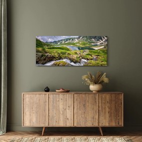 Tablou - Vedere la Muntele Rila (120x50 cm)