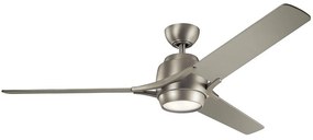 Ventilator LED dimabil de tavan Kichler KLF-ZEUS-60-BN ZEUS LED/10W/230V + telecomandă