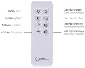 Lampadar LED dimabil Paul Neuhaus 319-18 HULA LED/21,5W/230V + telecomandă