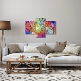 Tablou - Abstracția poligonală (90x60 cm)
