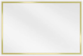 Mexen Loft oglindă baie dreptunghiulară 60 x 40 cm, ramă aurie - 9852-060-040-000-50