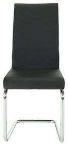 Scaun de sufragerie Nacton (negru + alb). 808088