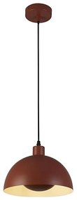 Searchlight 35411OR - Pendul pe cablu MARS 1xE27/60W/230V Ø 40 cm, culoare cărămizie