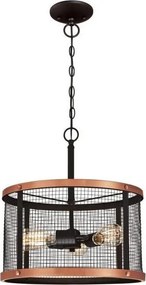 Westinghouse 63327 - Candelabru pe lanț EMELIE 3xE27/60W/230V Ø 42 cm