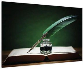 Tablou cu stilou sriind (90x60 cm)