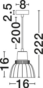 Lustra, Pendul ceramic PICCO